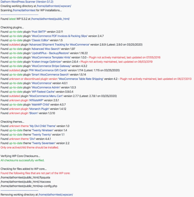 Beta: Dathorn WordPress Scanner | Dathorn Blog
